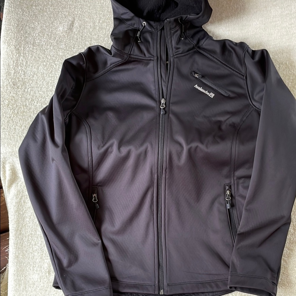 Avalanche Black Performance Jacket With Hood And … - image 1